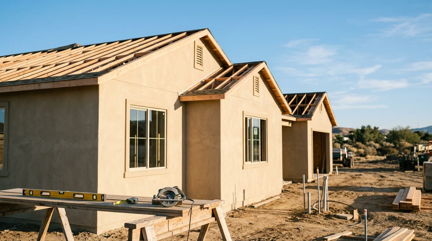 Residential construction framing and site work